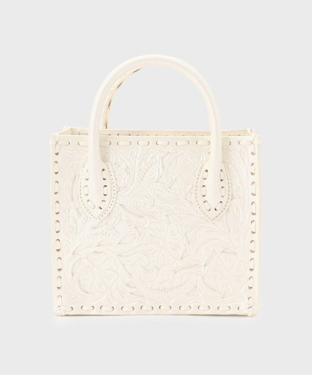 GRACE CONTINENTAL SquareMiniBagMT パールホワイト