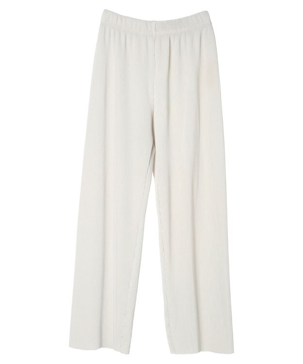 Green Parks BEST PRICE セルフカットプリーツパンツ Ivory