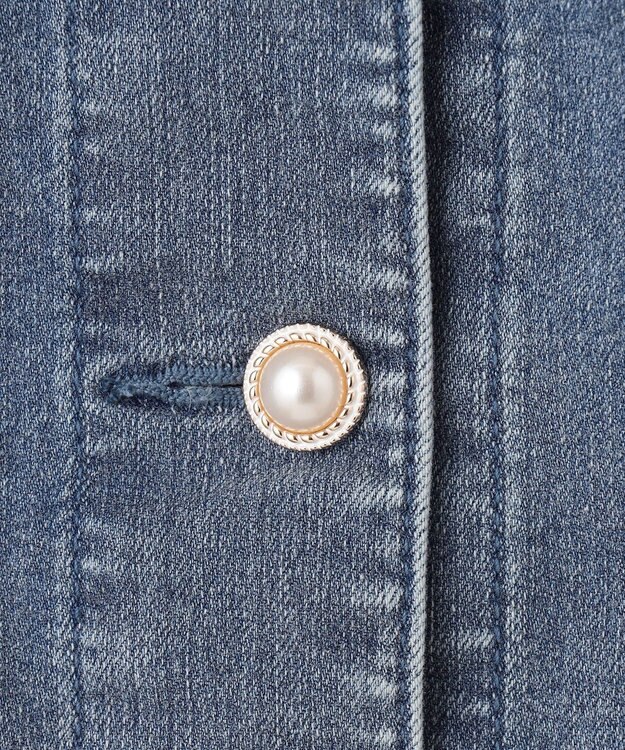 組曲 L 【23AW】パールボタンデニム ジャケット ブルー系
