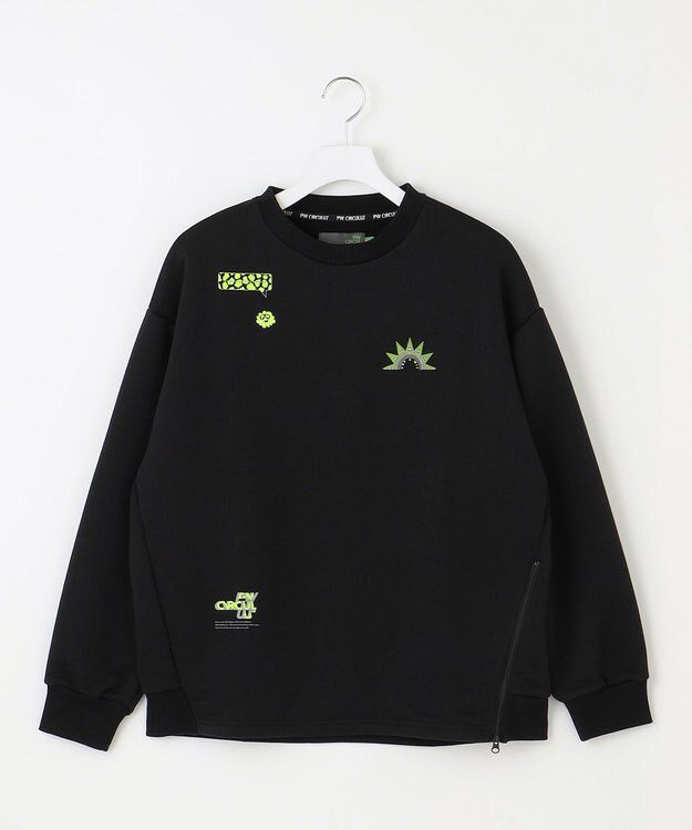 PW CIRCULUS 【MEN】グラフィック スエット ブラック系