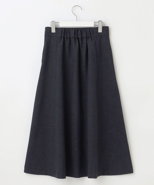 Feroux 【洗える】パールボタンジャケット×スカート セットアップ ネイビー系