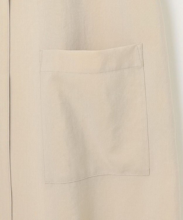 J.PRESS LADIES L 【洗える】ボイルドワッシャー ジレ ベージュ系