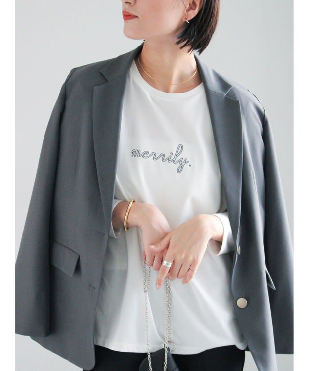 Te chichi 3DシャイニーロゴロンT《2026 spring catalog item》 ブラック