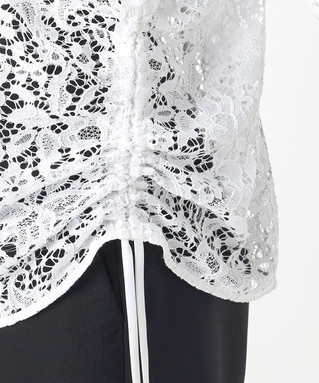 23区 【エステータ】マニフィークレース ブラウス ホワイト系