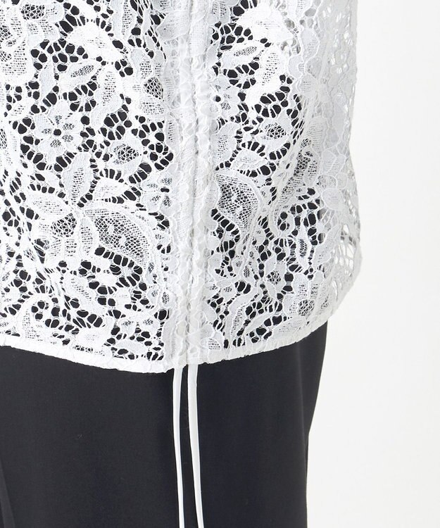 23区 【エステータ】マニフィークレース ブラウス ホワイト系