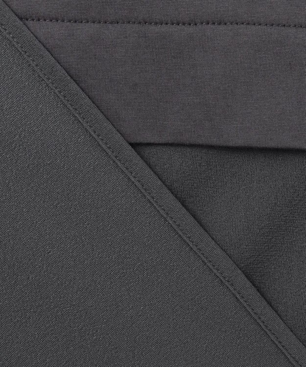 ICB L 【人気のため新色追加・UVケア・洗える】シアージャージーコンビ カットソー チャコール系