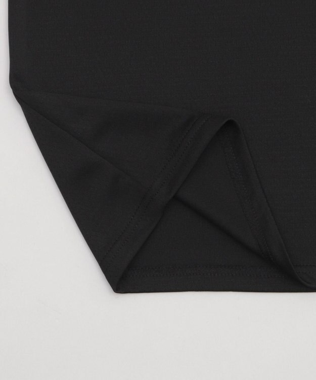 WEGO 【２点セット/ユニセックス着用ITEM/吸水速乾】アクセ付きメッシュロゴT（SS） ブラック