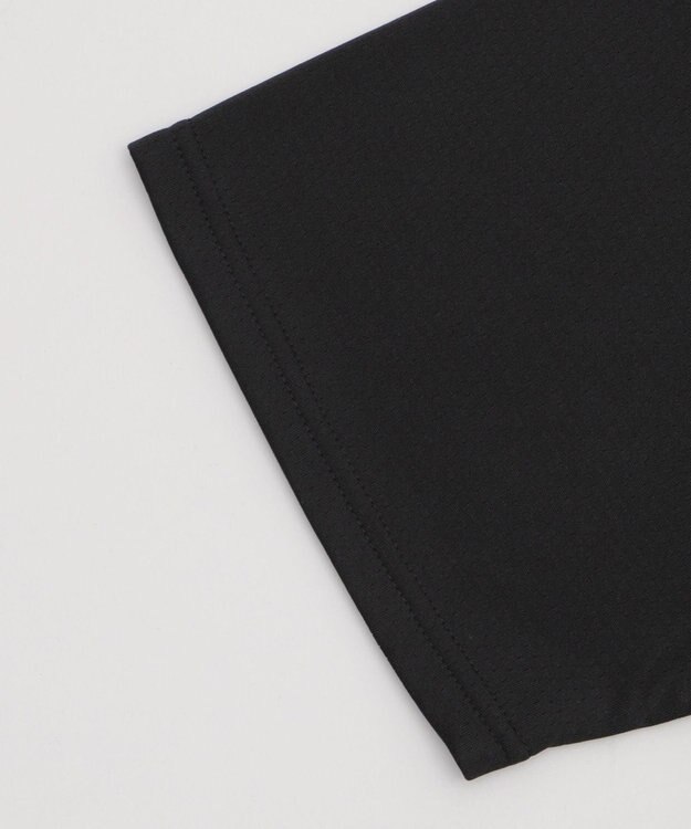 WEGO 【２点セット/ユニセックス着用ITEM/吸水速乾】アクセ付きメッシュロゴT（SS） ブラック