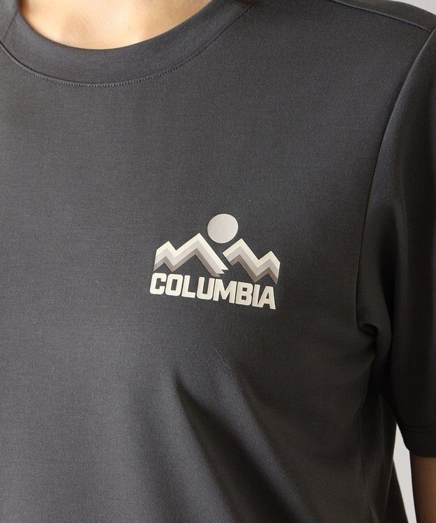 Columbia Columbia/ ウィメンズシダートレイルアウトドアグラフィックTシャツ /コロンビア Shark Colorful Peaks Mini