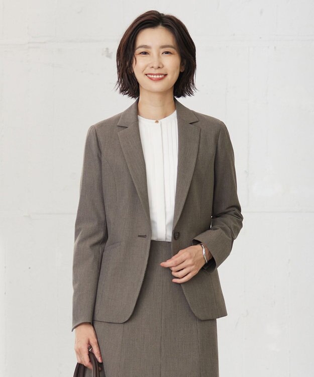 【洗える】T/Rアルガンシルク テーラード ジャケット / J.PRESS LADIES | ファッション通販 【公式通販】オンワード・クローゼット