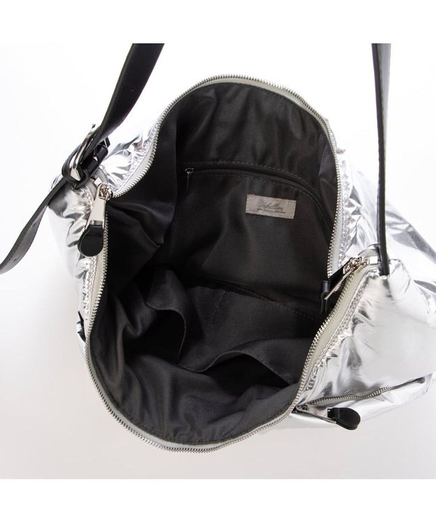 UNBILLION カシュカシュ cachecache / パテッドハンモックバッグ ダークシルバー