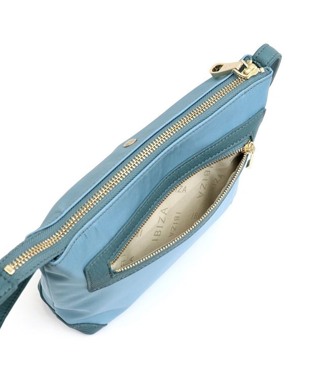 IBIZA ポプラール　ナイロン　ショルダーバッグ オレンジ