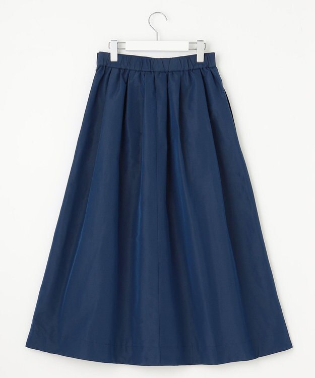 自由区 【撥水加工・洗える】エコタフタ スカート リッツブルー