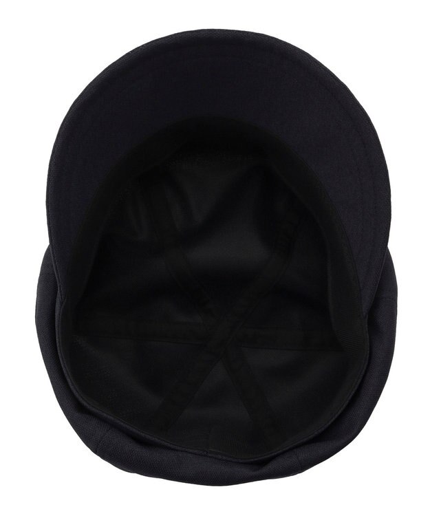 MOONBAT 【日本製/洗える/サイズ調整】フルラ (FURLA) ロゴチャーム付 キャスケット ネイビーブルー