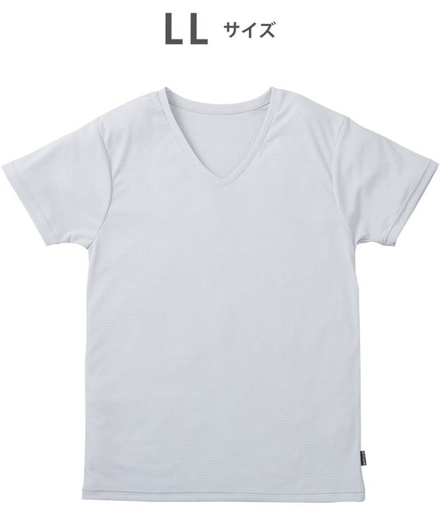 WACOAL MEN インナー　【ムレからの解放】　吸放湿性　吸汗速乾　通気性　3分袖　/ブロス　GL3310 グレー