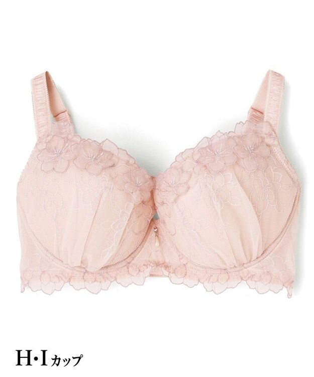 San-ai Resort（三愛水着楽園） 【SALE】エレガントコレクション【2505】単品ブラHIカップ ピンク