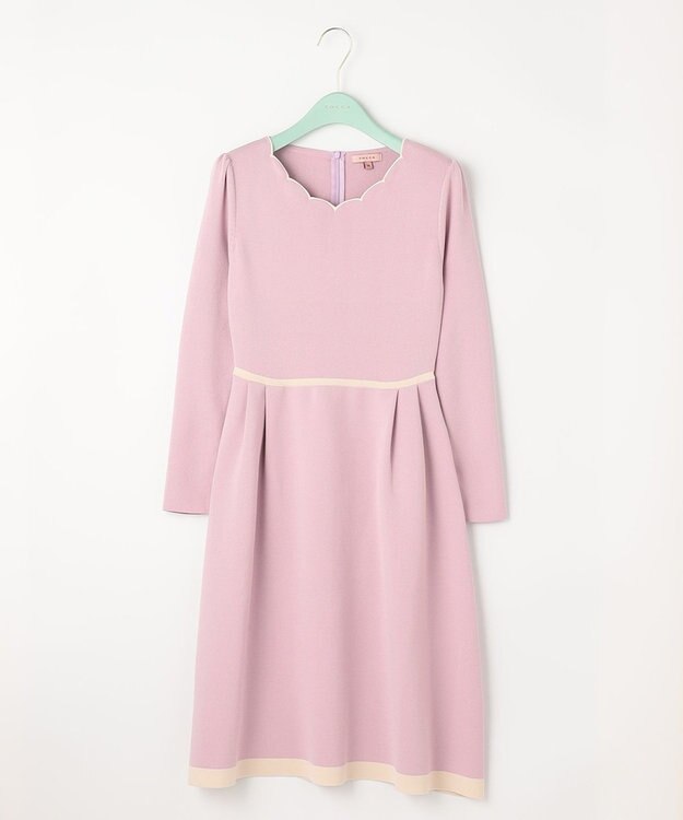 TOCCA 【洗える！】CLOUDY KNIT DRESS ニットドレス ピンク系