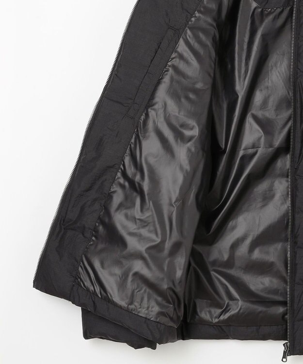 JOSEPH ABBOUD 【キングサイズ・軽量/サスティナブル素材/ECO撥水/インナーダウンにも】ナイロンスラブタフタダウンブルゾン ブラック系