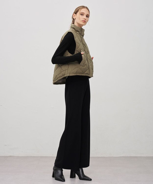 uncrave パディング ベスト カーキ