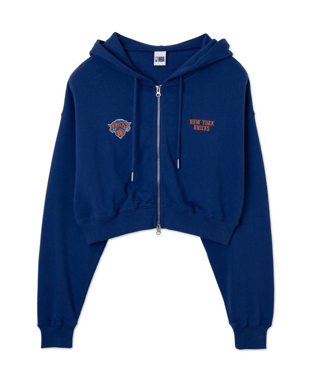 WEGO 別注NBAショートWZIPパーカー ブルー