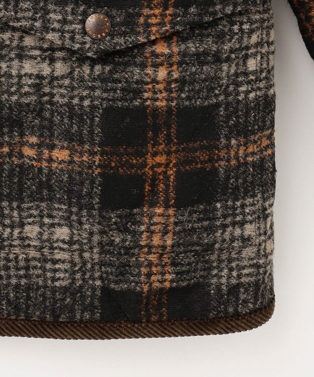 JOSEPH ABBOUD MOUNTAIN 【UNISEX】軽量/中綿 ダブルフェイスブルゾン 黄土色系4