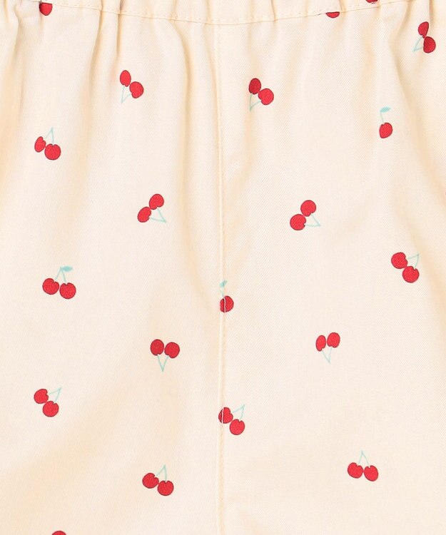 ANY KIDS 【洗濯機可能】スカラップショートパンツ エクリュ（サクランボ×ドット）