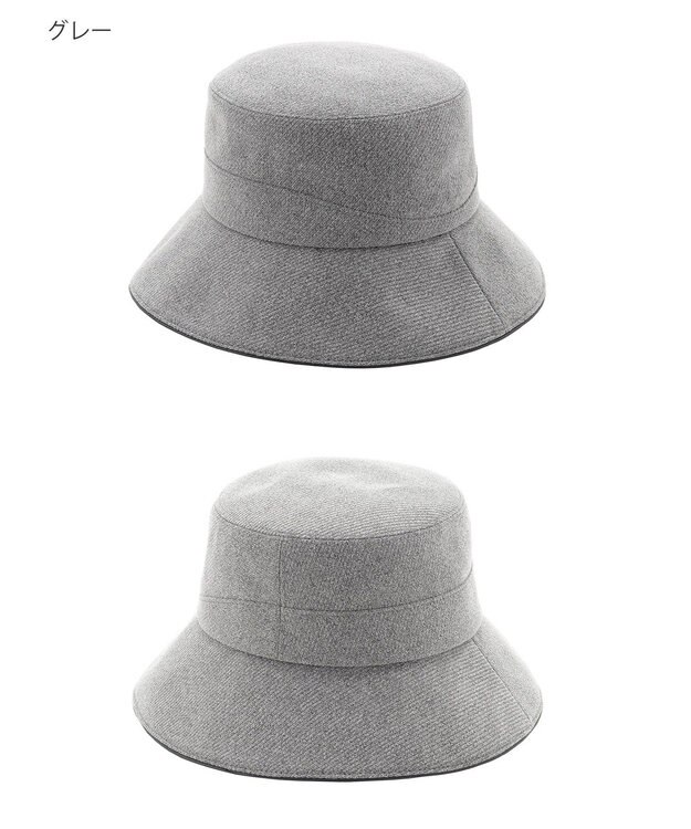 MOONBAT FURLA(フルラ) カーブ切り替え中つばハット 日本製 グレー