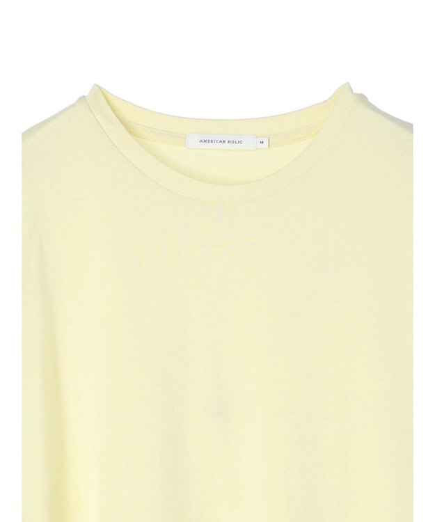 AMERICAN HOLIC 裾フレア切り替えカットプルオーバー Light Yellow