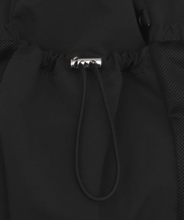 WEGO 【ユニセックス着用ITEM】メッシュポケットナップサック ブラック