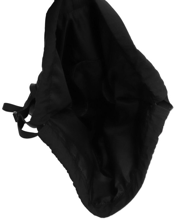 WEGO 【ユニセックス着用ITEM】メッシュポケットナップサック ブラック