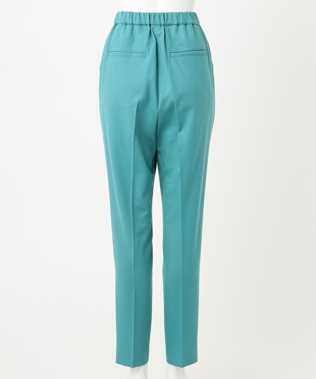 23区 【R(アール)】カラーウールツイル パンツ ターコイズブルー系