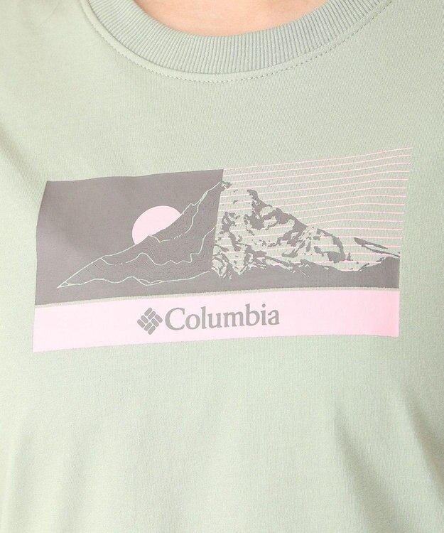 Columbia Columbia/ デルタドリフトグラフィックショートスリーブTシャツ /コロンビア Safari、 Linear Peakscape