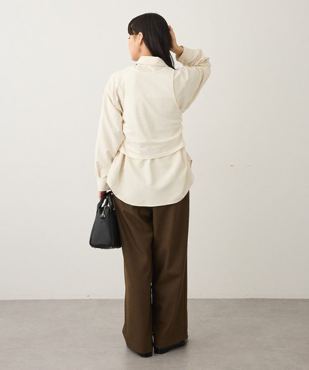 CRAFT STANDARD BOUTIQUE 2点セット/レイヤードタンクトップシャツ Ivory