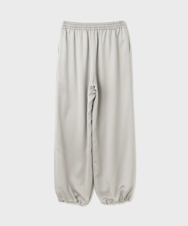 GRACE CONTINENTAL チンツサテンパンツ グレー