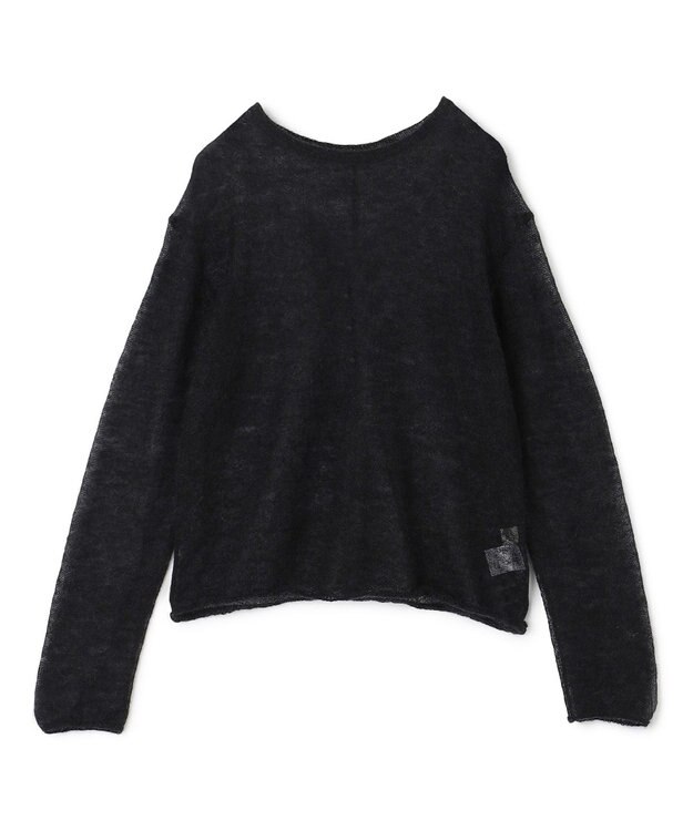 uncrave モヘアニット トップス（uncrave WHITE） ブラック