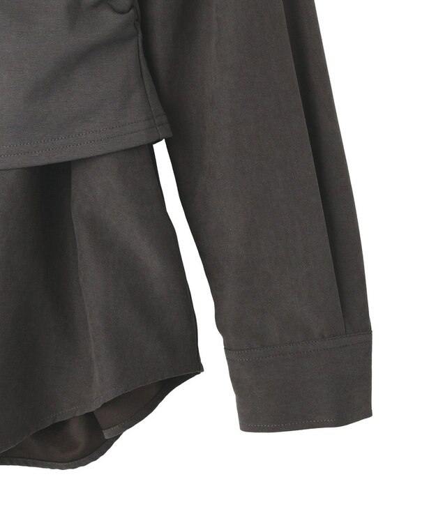 CRAFT STANDARD BOUTIQUE 2点セット/レイヤードタンクトップシャツ Charcoal Gray