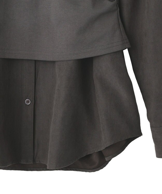 CRAFT STANDARD BOUTIQUE 2点セット/レイヤードタンクトップシャツ Charcoal Gray