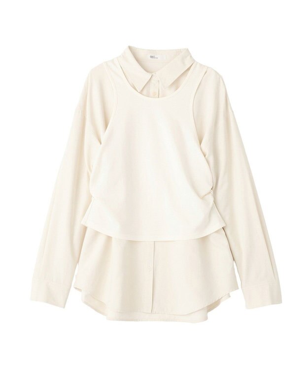 CRAFT STANDARD BOUTIQUE 2点セット/レイヤードタンクトップシャツ Ivory