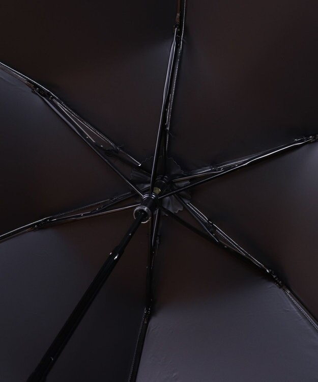 AURORA BLAO (ブラオ) イラスト柄 晴雨兼用傘 (折り畳み・ミニ) ブラック