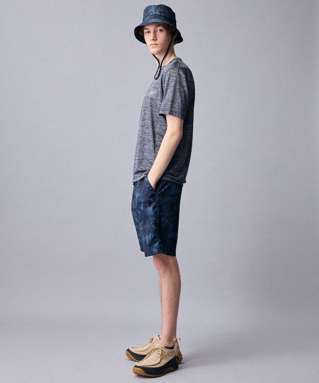 JOSEPH ABBOUD MOUNTAIN 【ゆったり】ドライクールスキンアウトドア Tシャツ ネイビー系