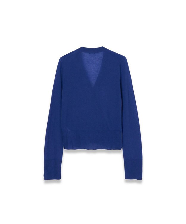 JOSEPH 【洗える】キャッシュエアー　Vネックカーディガン Cobalt