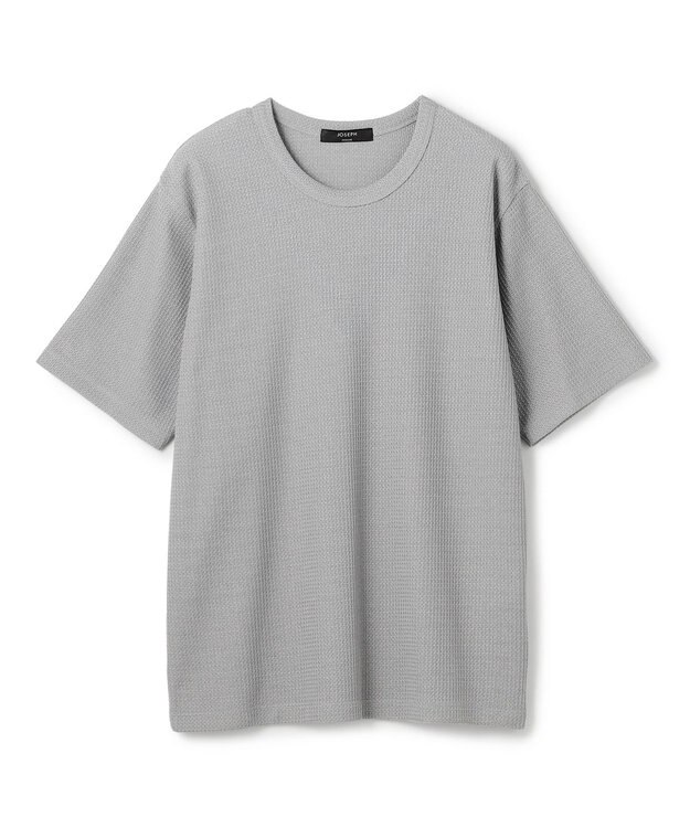 JOSEPH HOMME 【新色追加】メランジクロスジャージー　クルーネックカットソー ライトグレー系