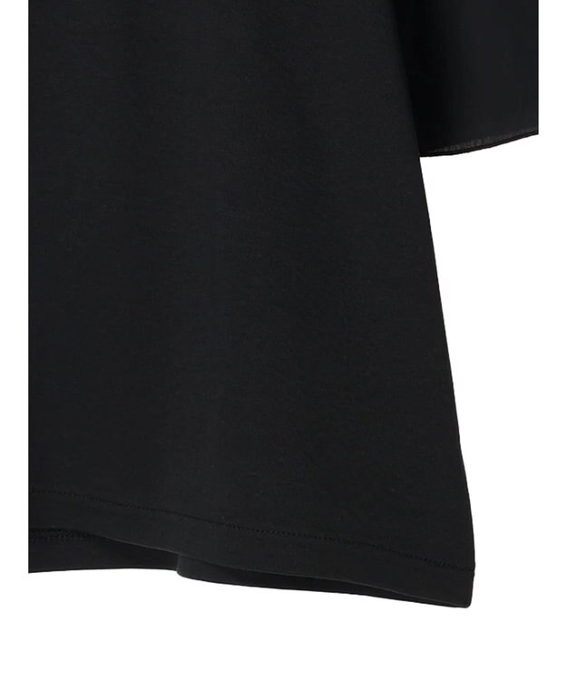 AMERICAN HOLIC 袖フレア５分袖カットプルオーバー Black