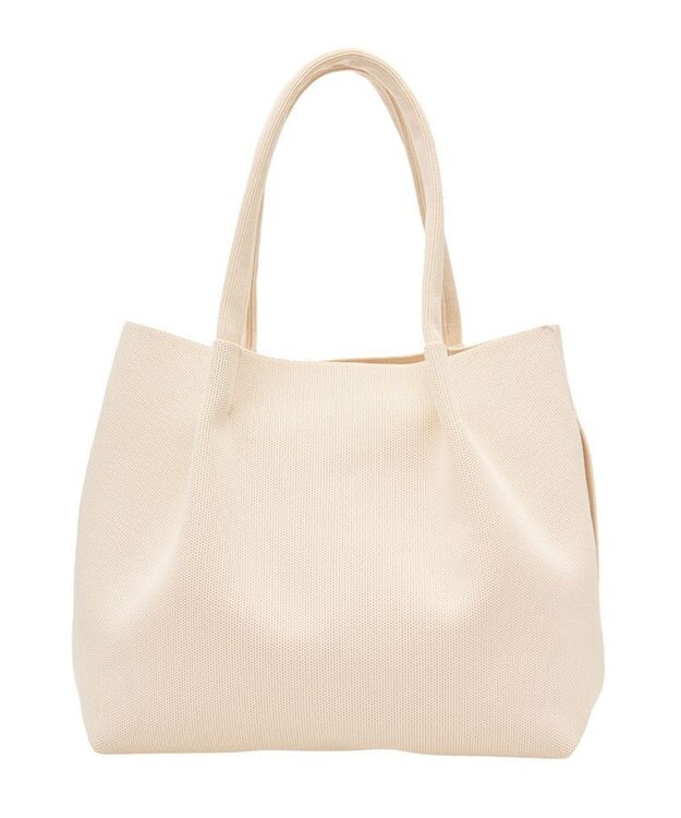 Green Parks ・ＱＵＯＮ　ミディアムニットトート Ivory