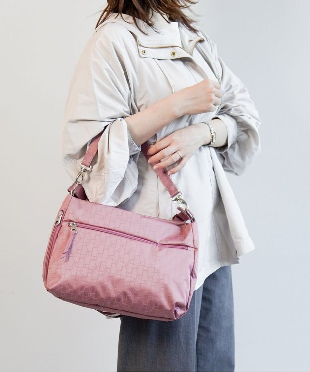 ACE BAGS & LUGGAGE PROGRES プログレ プリエ ショルダーバッグ ２WAYショルダー 68165  レディース 強撥水機能 ピンク