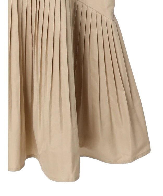 Green Parks ａ．裾プリーツキャミワンピース Beige