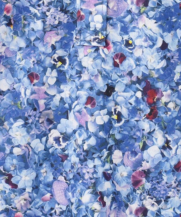 23区GOLF 【WOMEN】プランティカプリント 総柄 半袖ポロシャツ パープル系5