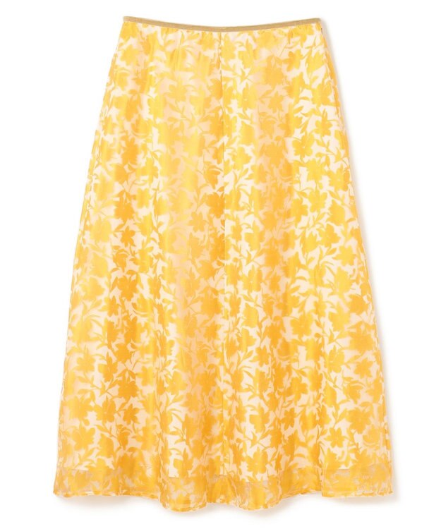 UNFILO フラワーオパールスカート イエロー