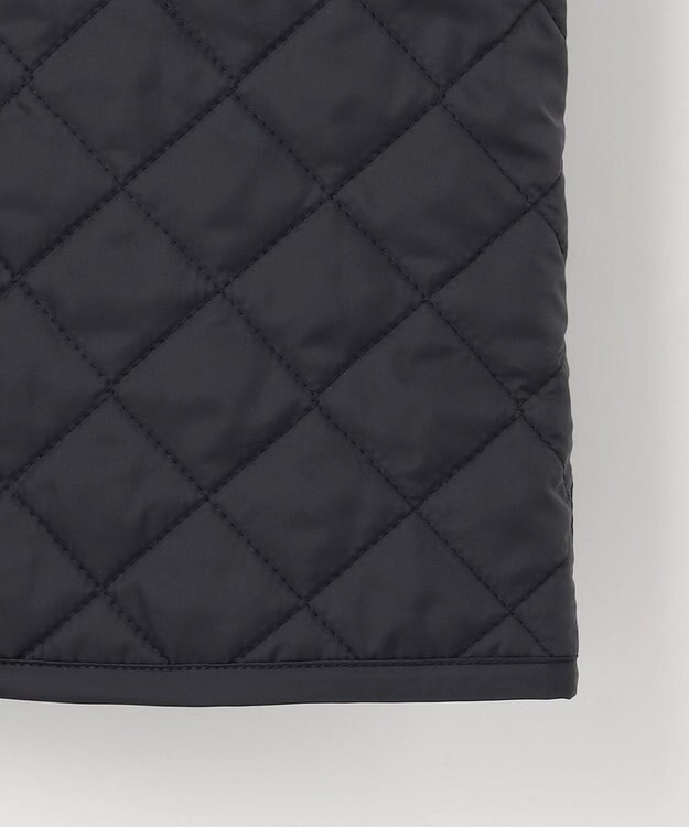 23区GOLF 【WOMEN】ファー＆キルトコンビワンピース ブラック系