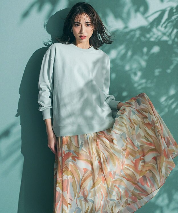 23区 【一部店舗限定/洗える】カラー スウェット ミント